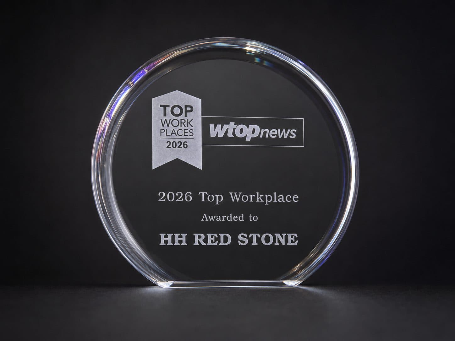HH Red Stone Named a 2026 WTOP News Top Workplace, Highlighting Employee-Driven Culture