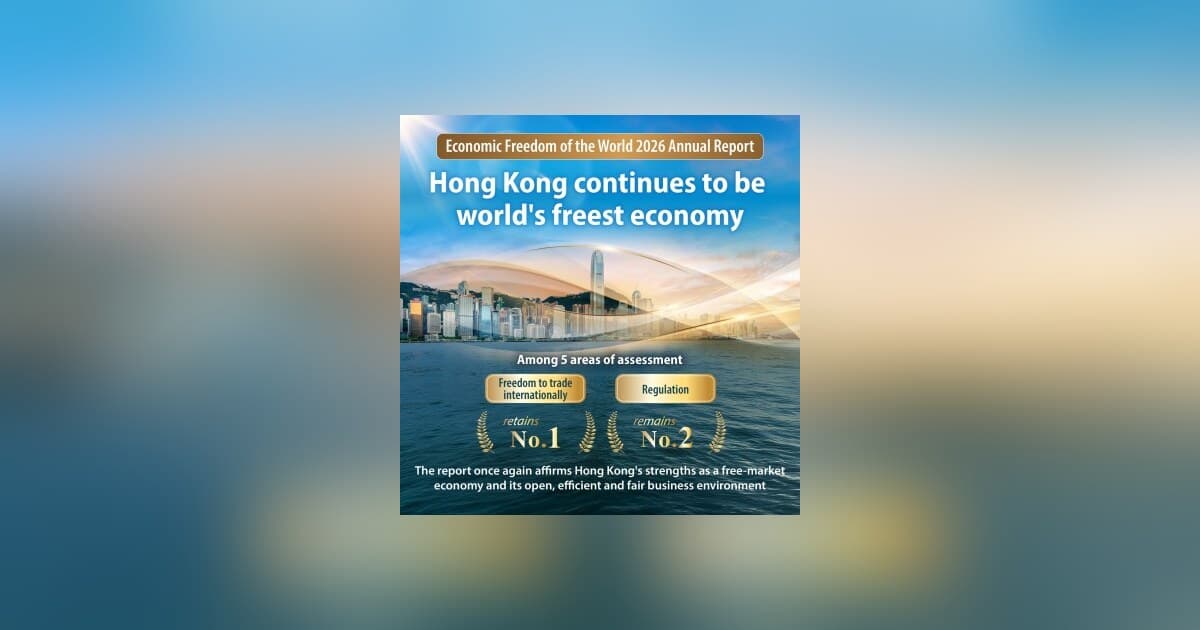 Hong Kong Retains Top Spot as World's Freest Economy, Underscoring Resilience Amid Global Protectionism