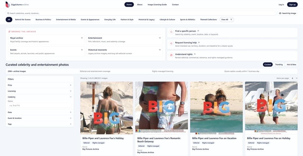 Big Pictures Archive Opens 2 Million Rights-Managed Images for Online Search