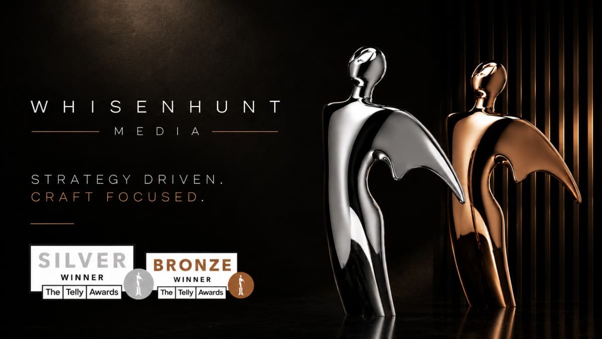 Whisenhunt Media Wins Silver and Bronze Telly Awards for Cinematic Craft and Editing