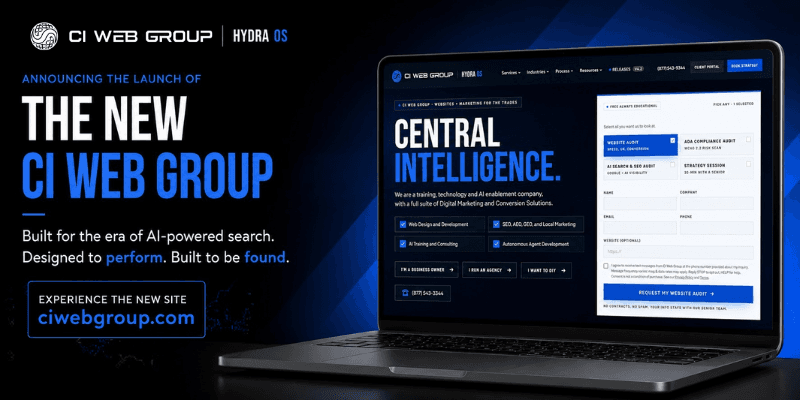 CI Web Group Relaunches ciwebgroup.com to Optimize for AI-Powered Search