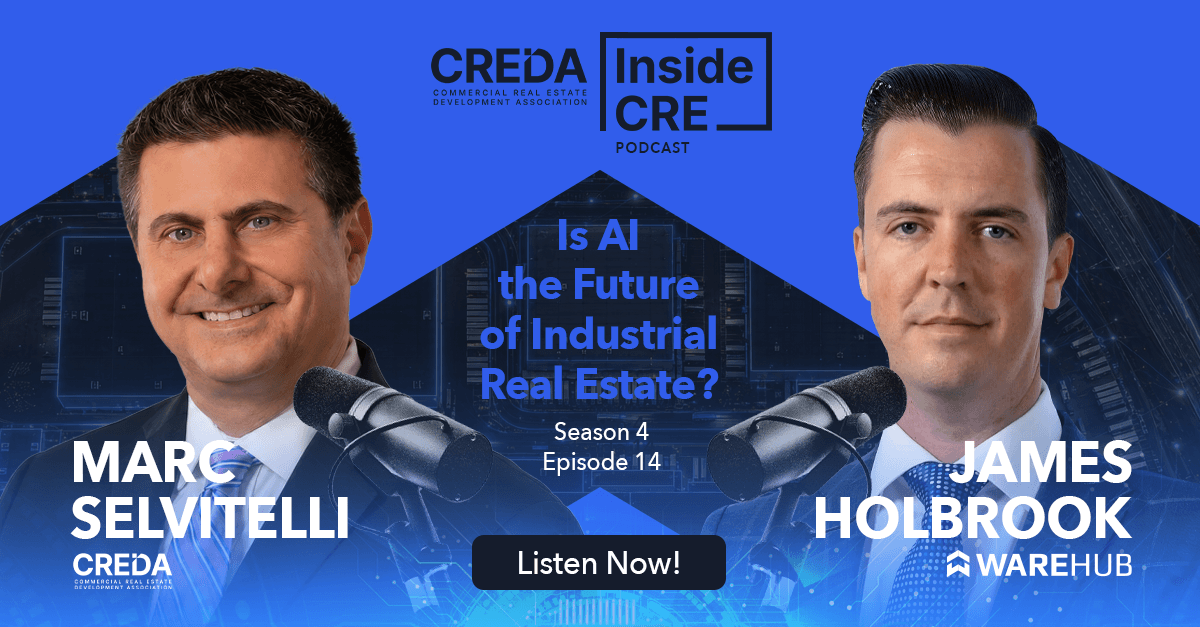 WAREHUB FOUNDER JAMES HOLBROOK FEATURED ON CREDA’S INSIDE CRE PODCAST