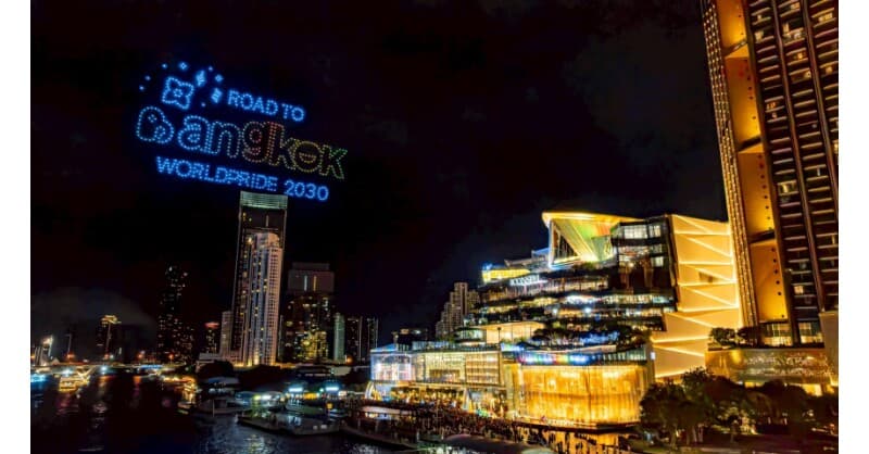 ICONSIAM’s Rainbow Drone and Fireworks Spectacular Showcases Thailand’s Readiness for World Pride 2030