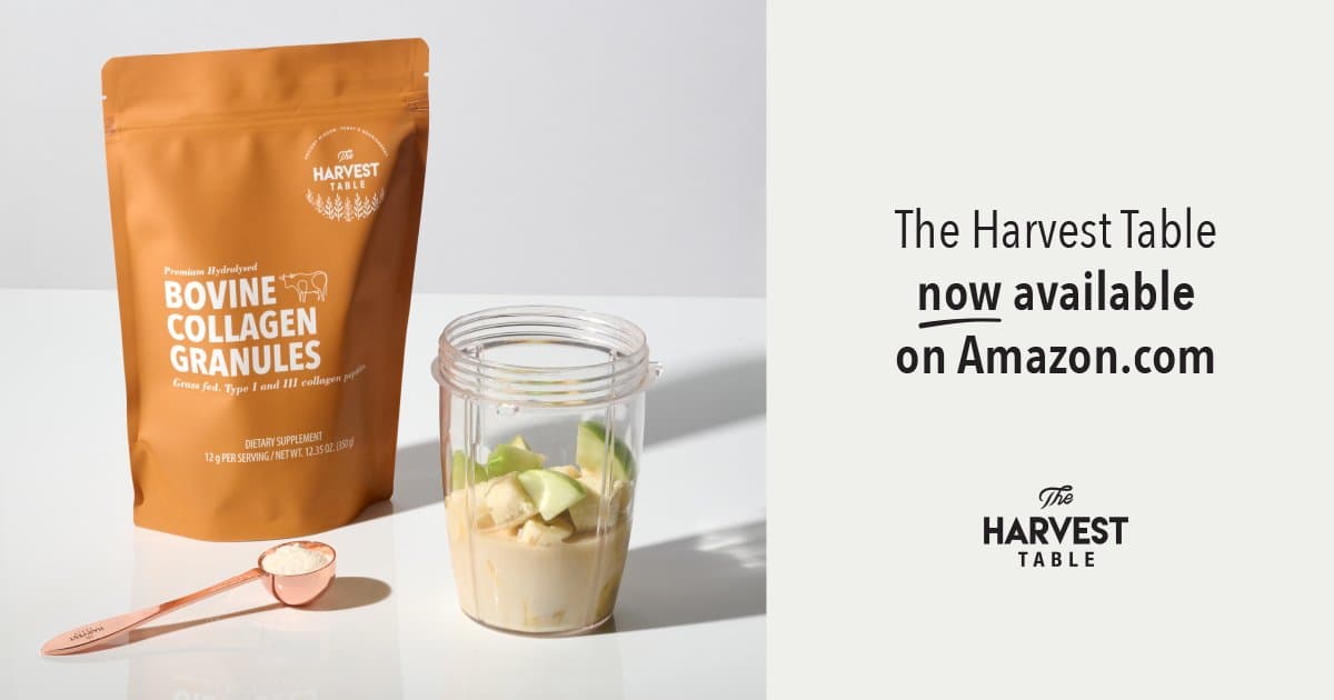 The Harvest Table Emphasizes Simplicity in Collagen Choices with Grass Fed Bovine Collagen Granules