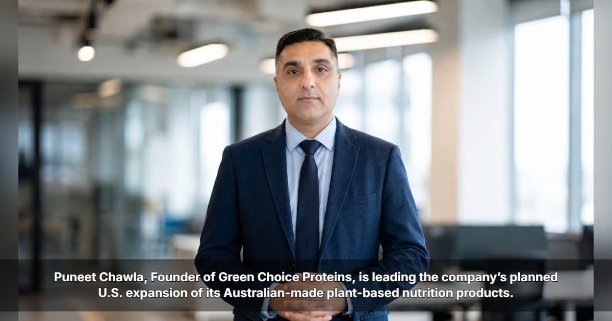 Green Choice Proteins Announces U.S. Expansion with Australian Plant-Based Nutrition Line