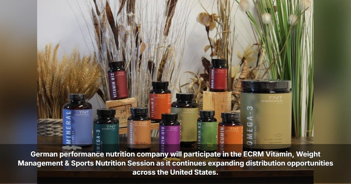TNT Brings German Precision to U.S. Sports Nutrition Market at ECRM Session