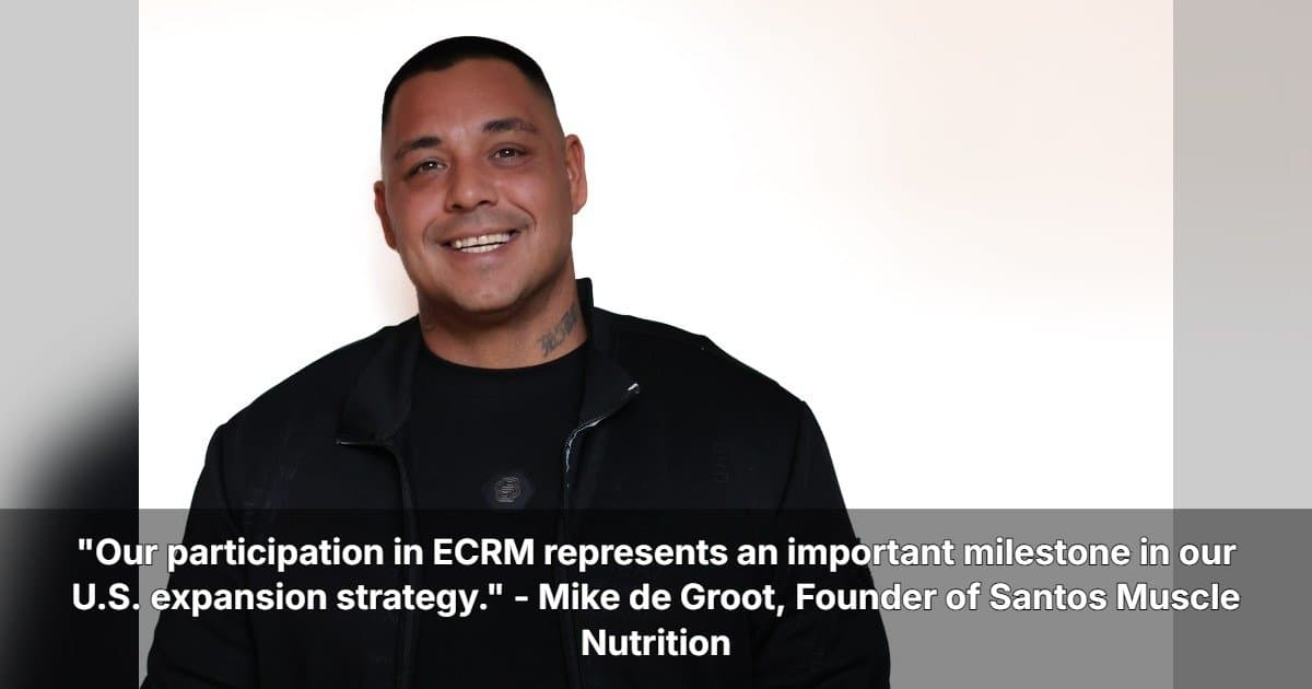 Santos Muscle Nutrition to Present Dutch Sports Nutrition at ECRM Retail Session