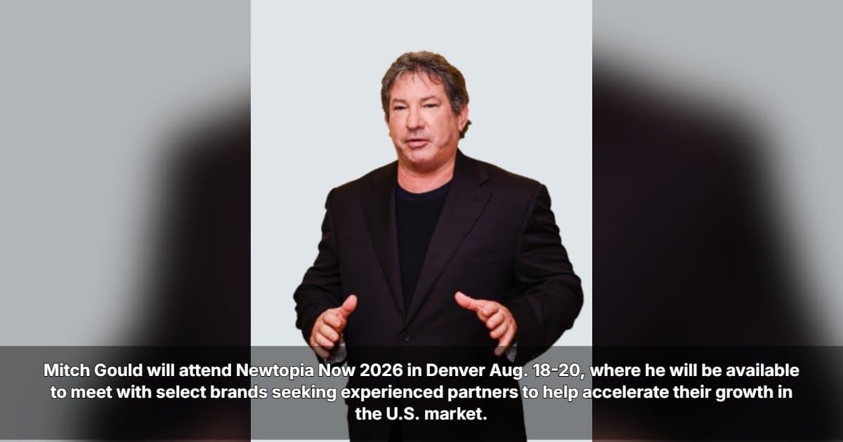 NPI's Mitch Gould to Meet Select Brands at Newtopia Now 2026