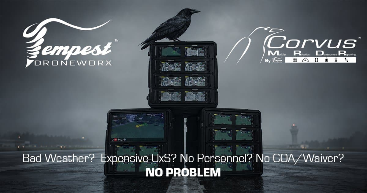 Tempest Droneworx Unveils Corvus MRDR™ to Accelerate Autonomous Systems Development