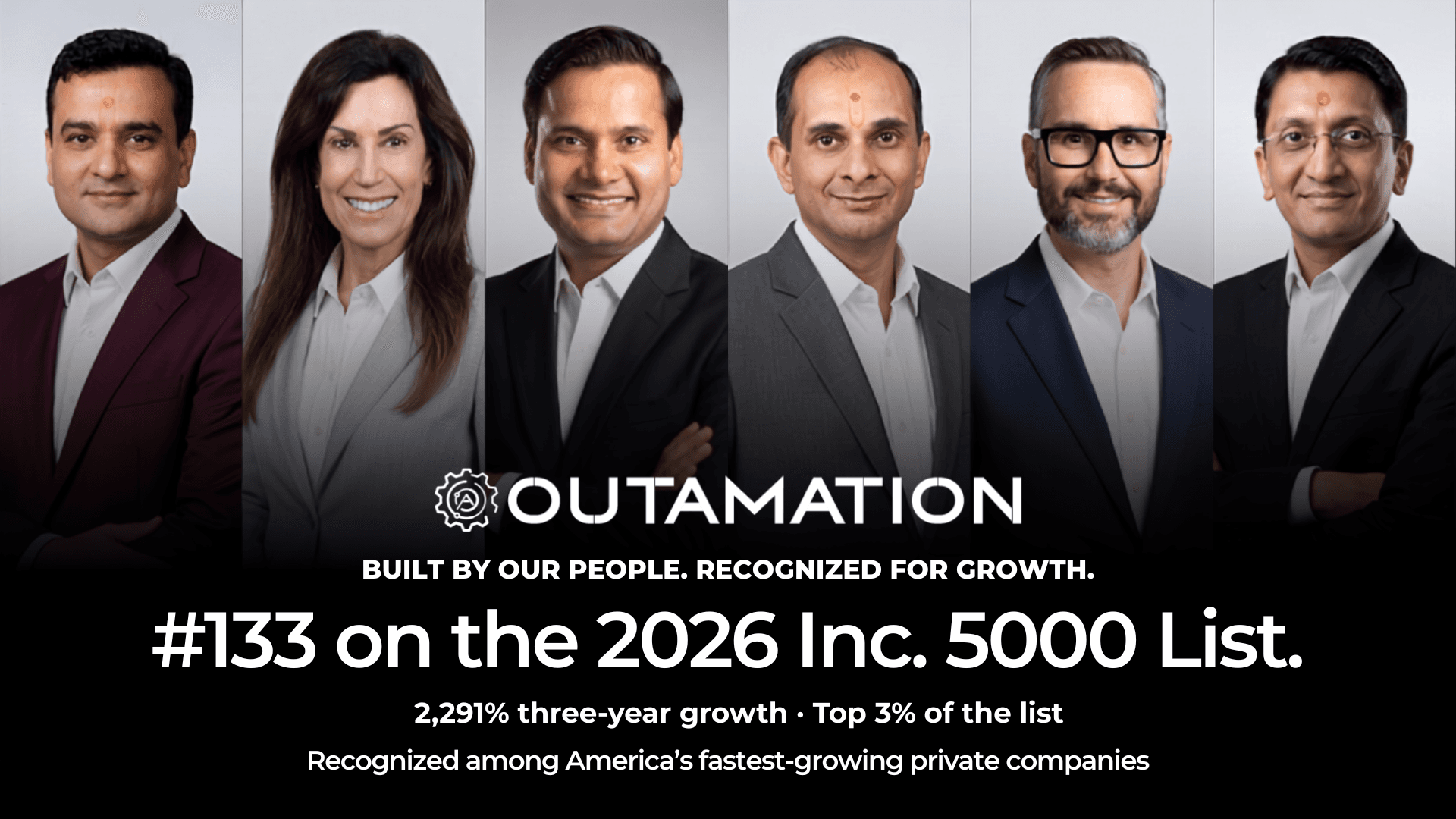 Outamation Debuts at #133 on 2026 Inc. 5000, Ranking Among America's Fastest-Growing Private Companies