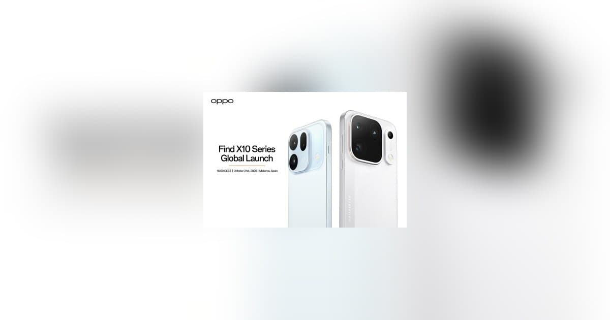 OPPO Find X10 Series to Launch Globally on October 21 with Next-Generation True-to-Life Imaging