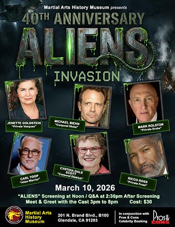 Aliens Cast Reunites for 40th Anniversary Event at Martial Arts History Museum