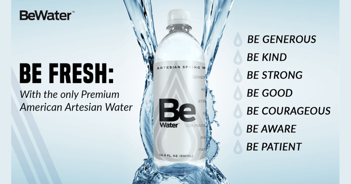 Be Water™ Artesian Spring Water to Launch on Amazon, Expanding National Access