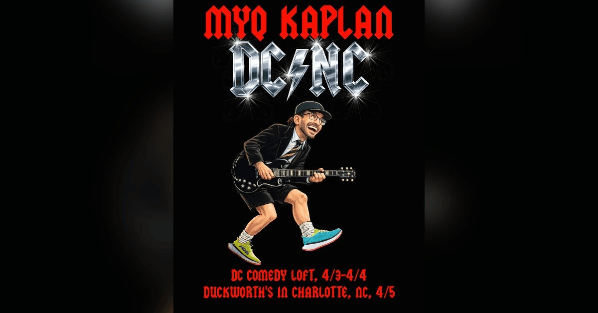 Myq Kaplan to Perform at DC Comedy Loft and Charlotte This April