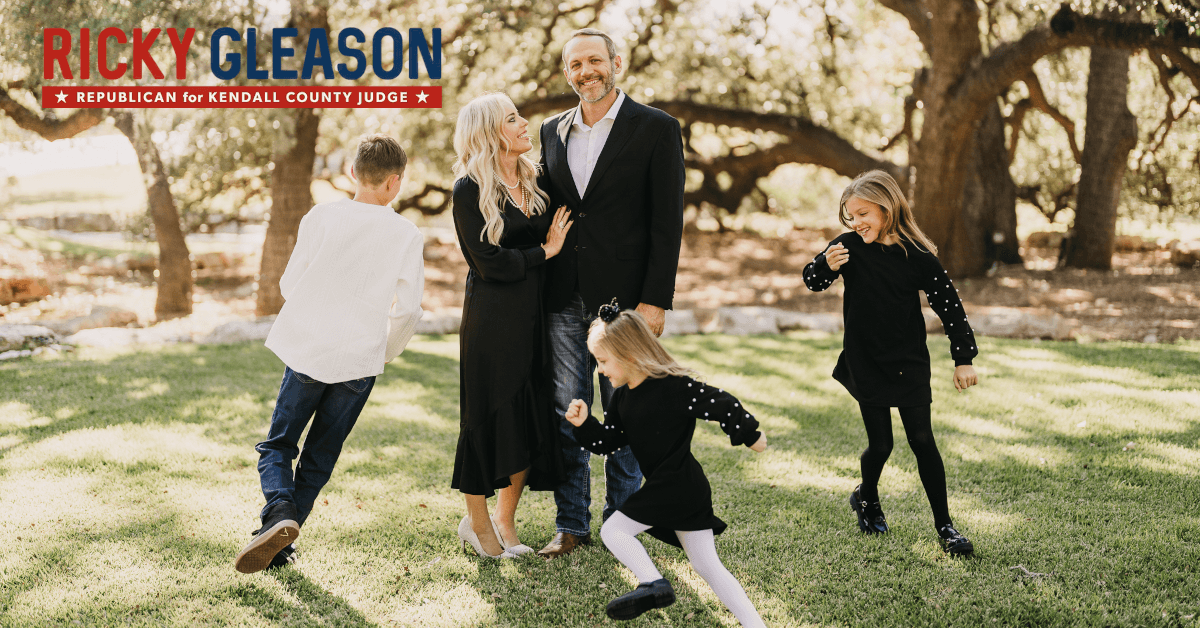 Kendall County Judge Candidate Ricky Gleason Urges Early Voting, Stresses Local Election Impact
