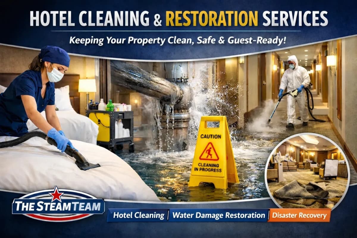 Rug Cleaning and Water Damage Professionals Offers Comprehensive Hotel Restoration and Cleaning in Austin