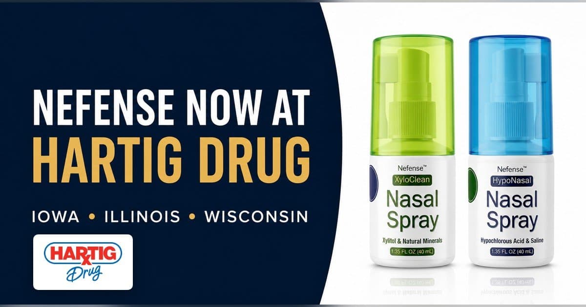 Hartig Drug Adds Nefense Nasal Care Line, Offering Drug-Free Options Across the Tri-State Area